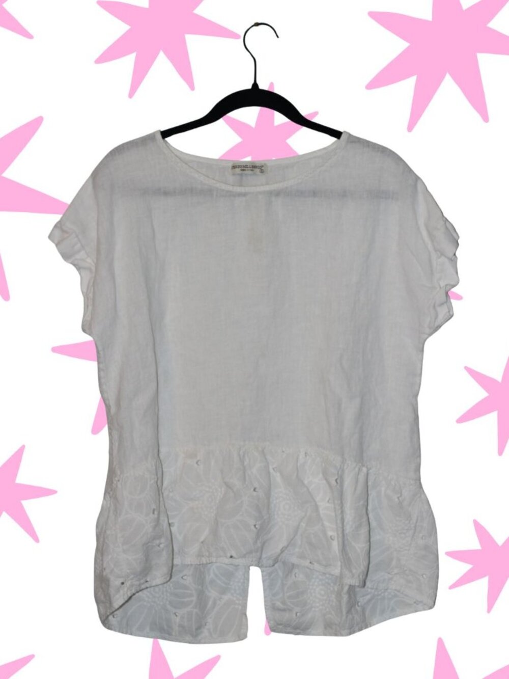 Terzo Millennio 100% linen blouse S
